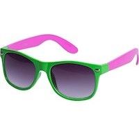 Meget k�r model (ca. 3-5 �r) neon-gr�n med neon-pink st�nger...